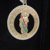 14KY CZ San Judas Tadeo Pendant
