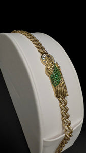14K San Judas CZ Bracelet