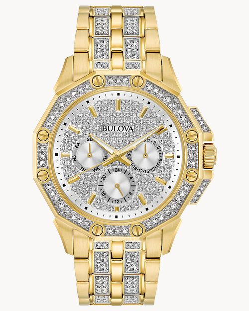 Gold Tone Octava Crystal